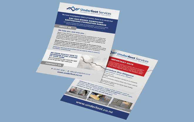 Print Flyer Campaign – marketing strategy to promote their services using the power of print!
